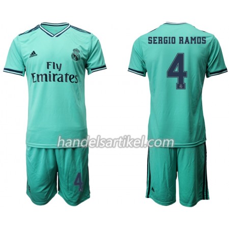 Real Madrid SERGIO RAMOS 4 Kinder Ausweich Trikotsatz 2019/20 Kurzarm (+ Kurze Hosen)